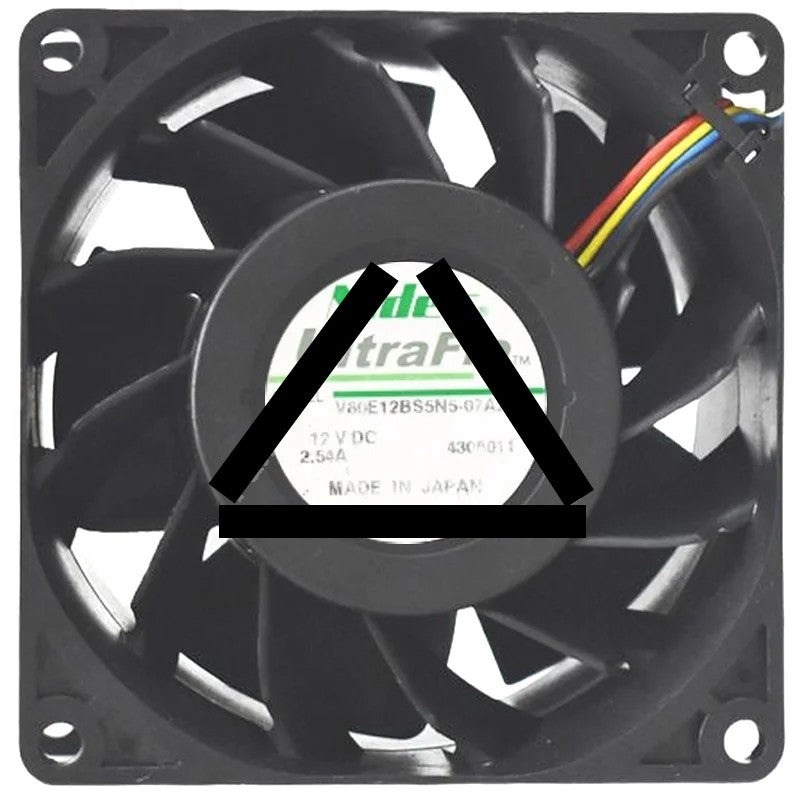 Nidec V8E12BS5N5-07A212 12V 2.54A 4 Wires Axial Cooling Fan