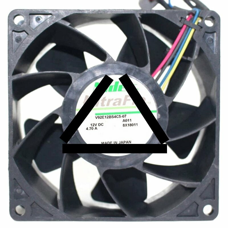 Nidec V92E12BS4C5-07 DC 24V 4.70A 4 Wires 9238 Axial Cooling Fan