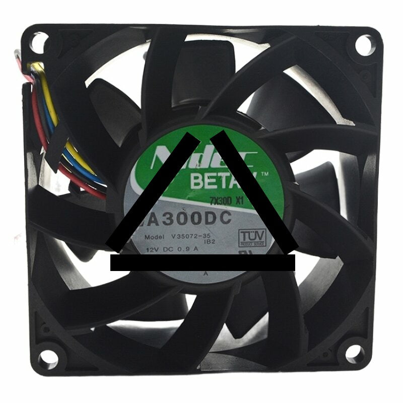 Nidec VA300DC V35072-35 DC 12V 0.9A 2 Wires / 3 Wires / 4 Wires Axial Cooling Fan