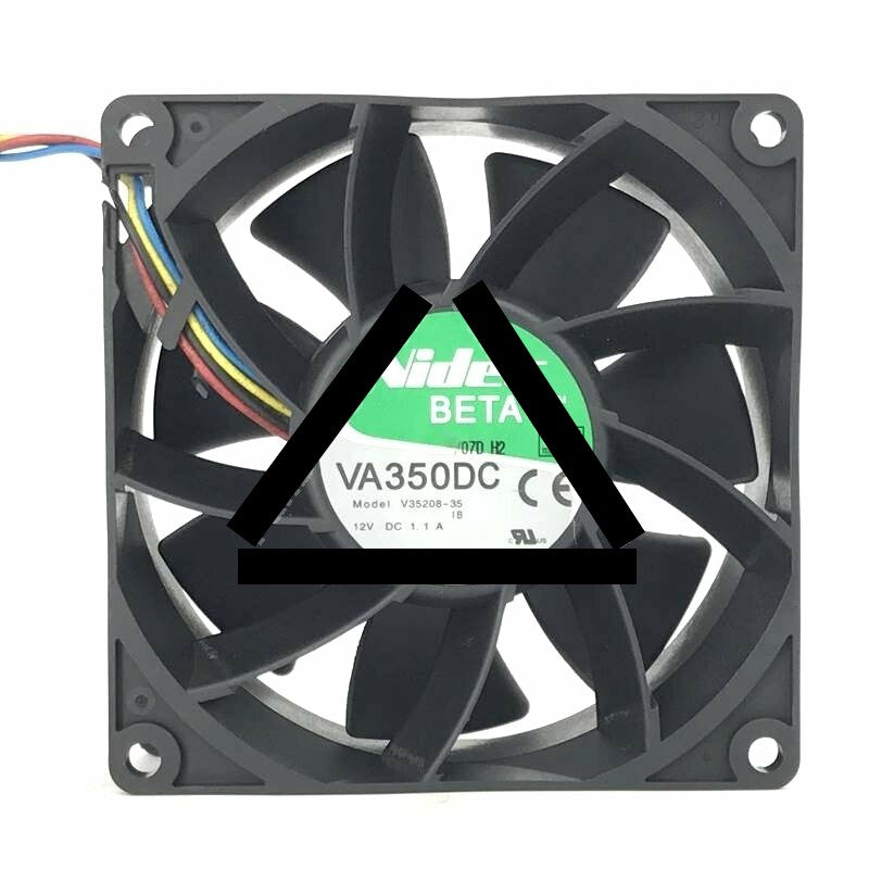 Nidec VA350DC V35208-35 DC 12V 1.1A 2 Wires / 3 Wires / 4 Wires Axial Cooling Fan
