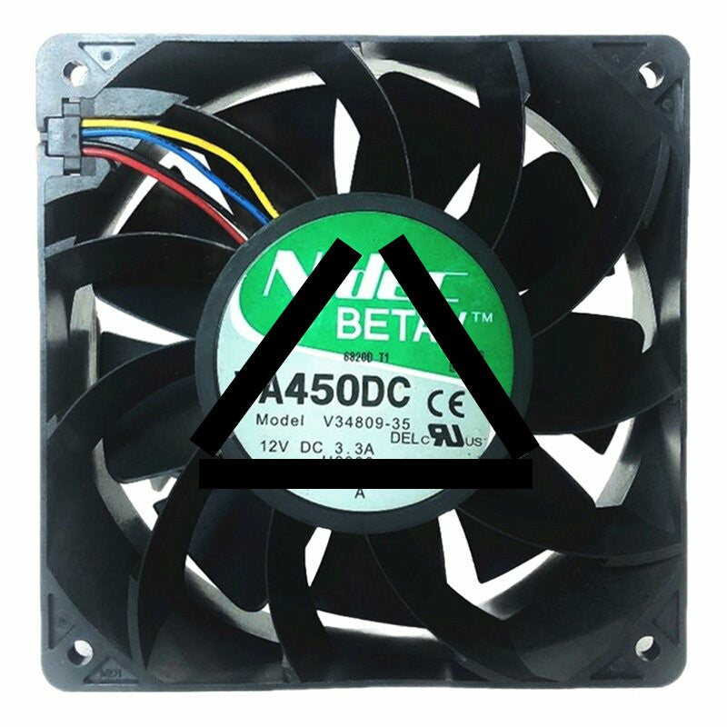 Nidec VA450DC V34809-35 DC 12V 3.3A 12038 Axial Cooling Fan