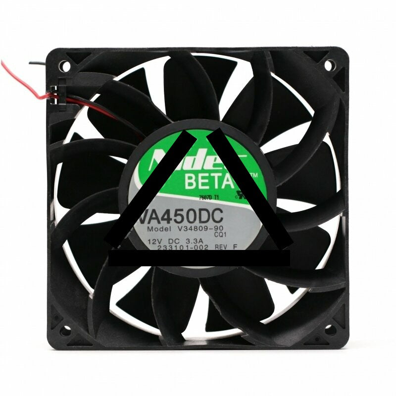 Nidec VA450DC V34809-90 DC 12V 3.3A 2 Wires / 3 Wires / 4 Wires Axial Cooling Fan