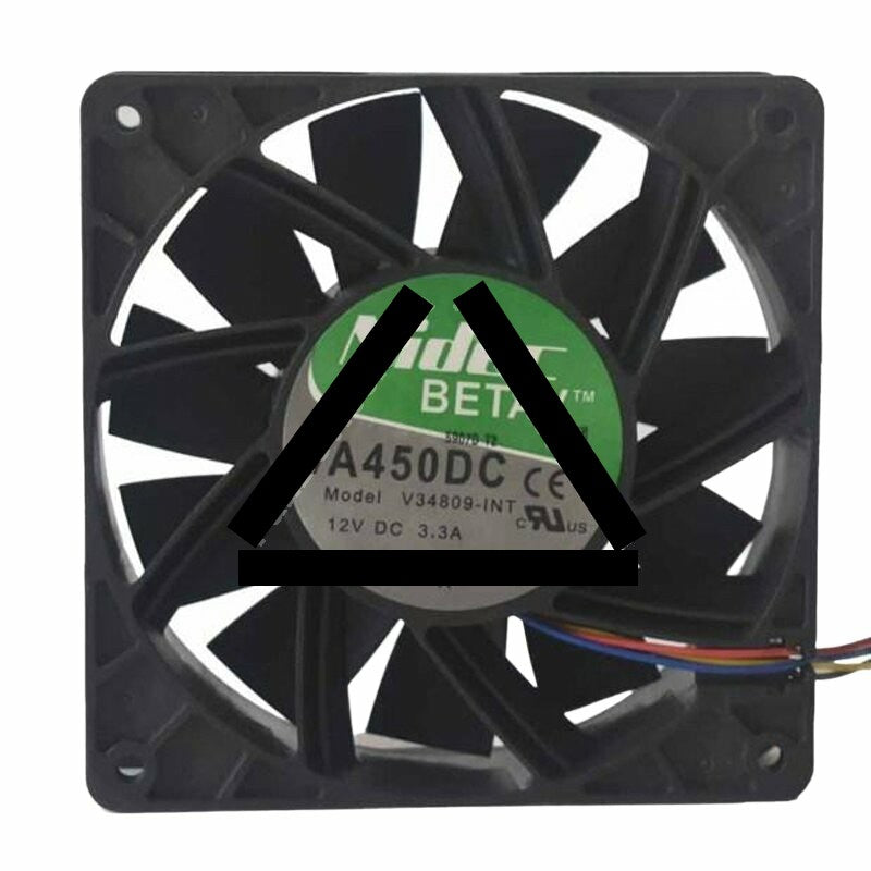 Nidec VA450DC V34809-INT DC 12V 3.3A 12038 Axial Cooling Fan
