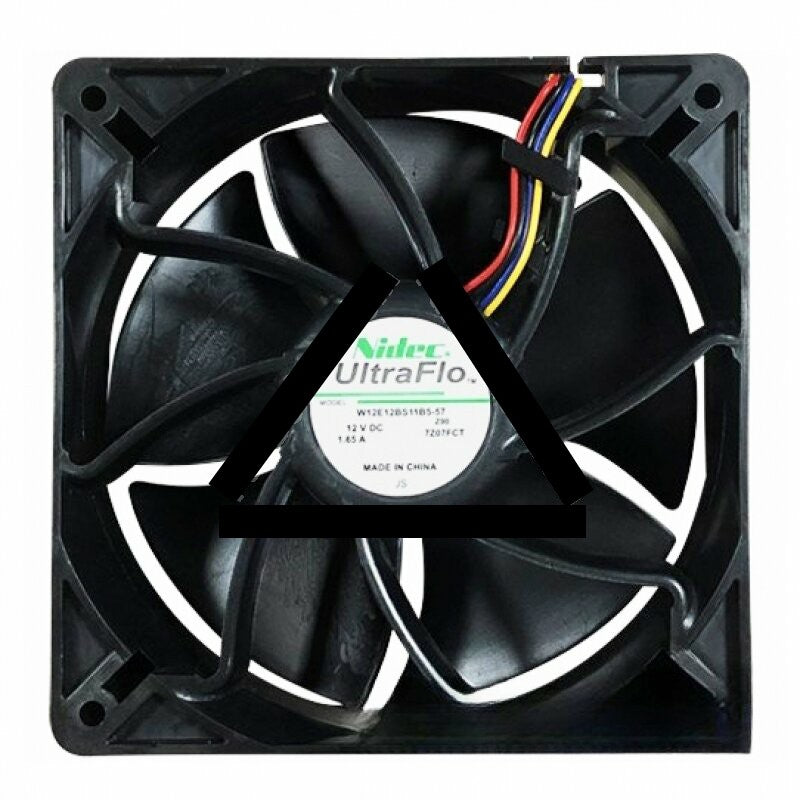 Nidec W12E12BS11B5-57 DC 12V 1.65A 4 Wires Axial Cooling Fan