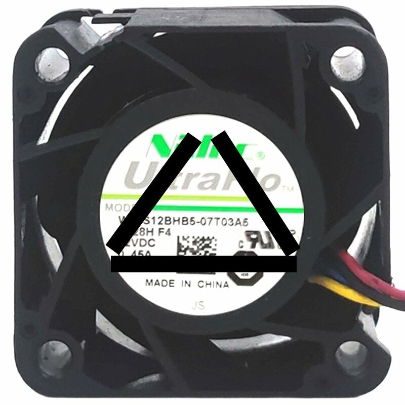 Nidec W38S12BHB5-07T03A5 DC 12V 0.45A 4 Wires Axial Fan