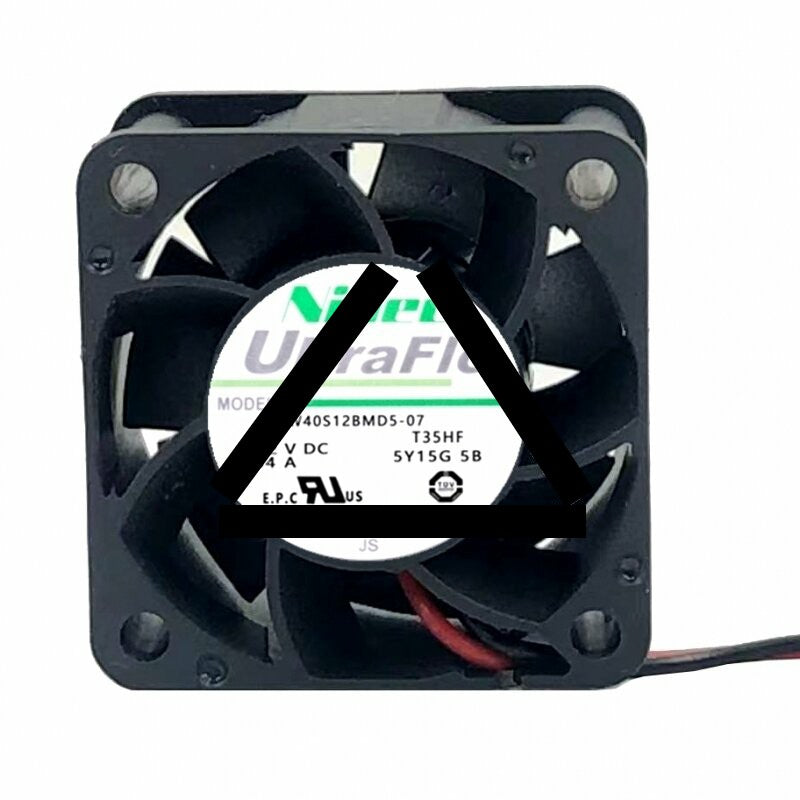 Nidec W40S12BMD5-07 W40S12BMD5-07A06 DC 12V 0.64A 2 Wires / 3 Wires / 4 Wires Axial Cooling Fan