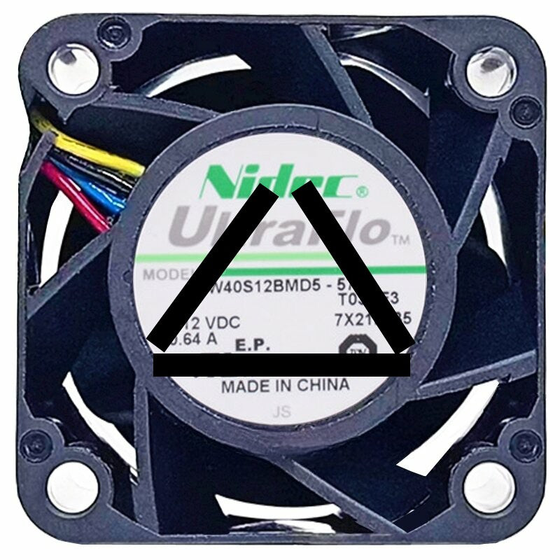 Nidec W40S12BMD5-57 12V 0.64A 4 Wires Axial Cooling Fan