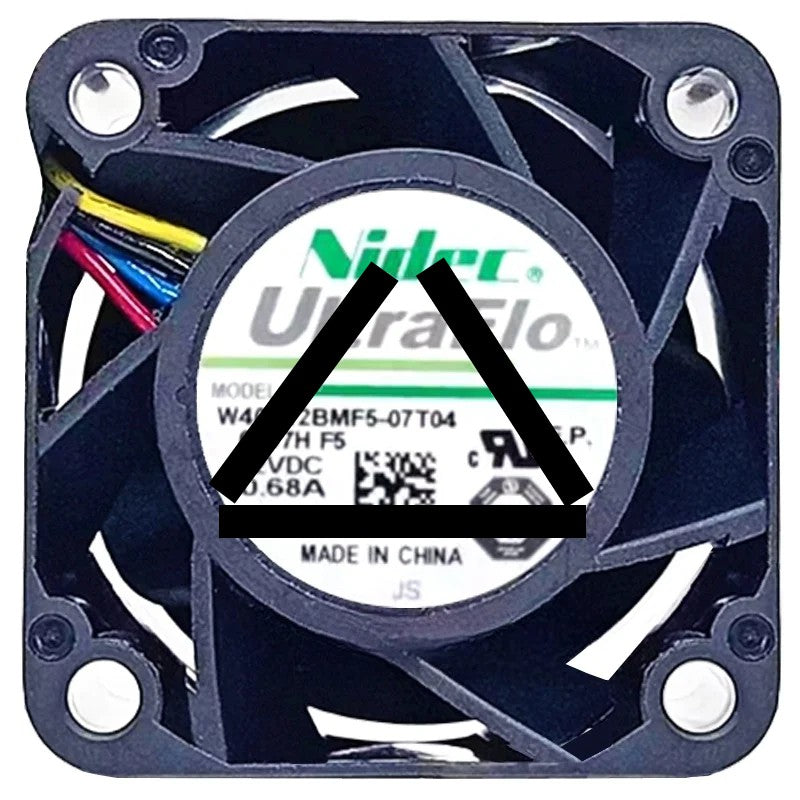 Nidec W40S12BMF5-07T04 12V 0.68A 4 Wires Axial Fan