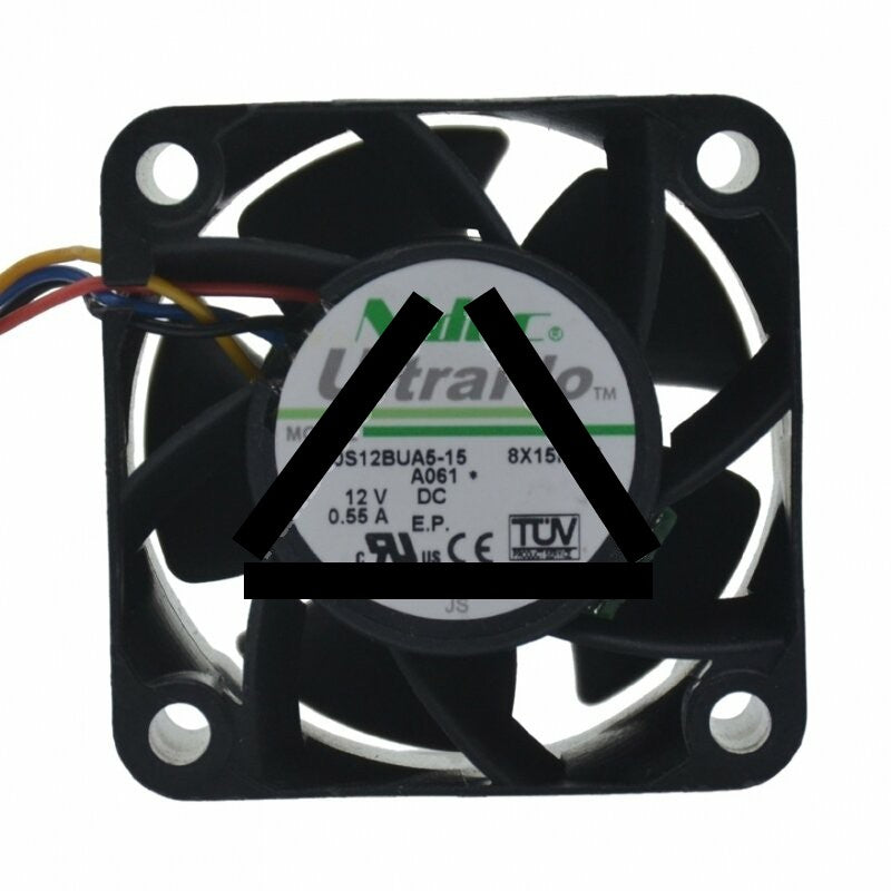 Nidec W40S12BUA5-15 DC 12V 0.55A 2 Wires / 3 Wires / 4 Wires Axial Cooling Fan