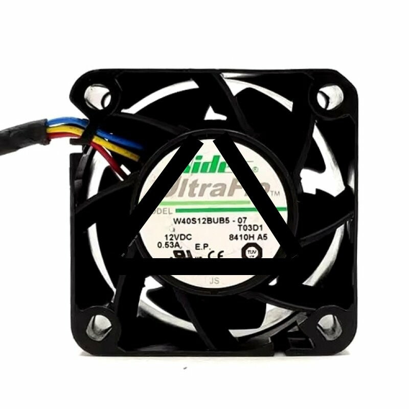 Nidec W40S12BUB5-07 DC 12V 0.53A 2 Wires / 3 Wires / 4 Wires Axial Cooling Fan