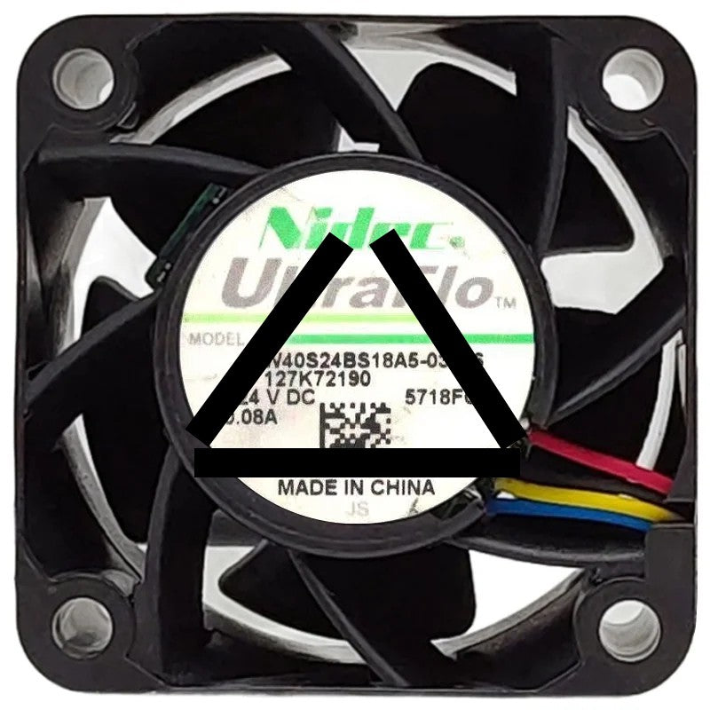 Nidec W40S24BS18A5-03J56 24V 0.08A 4 Wires PWM Axial Fan