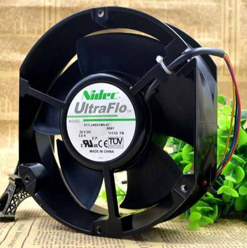 مروحة تبريد بتيار محوري Nidec X17L24BS1M5-07A041 17250 DC 24V 3.8A 17250 17CM