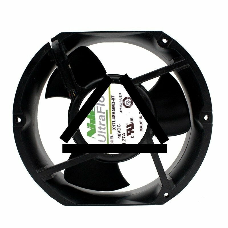 Nidec X17L48BGM3-07 DC 48V 1.27A 2 Wires / 3 Wires / 4 Wires Axial Cooling Fan