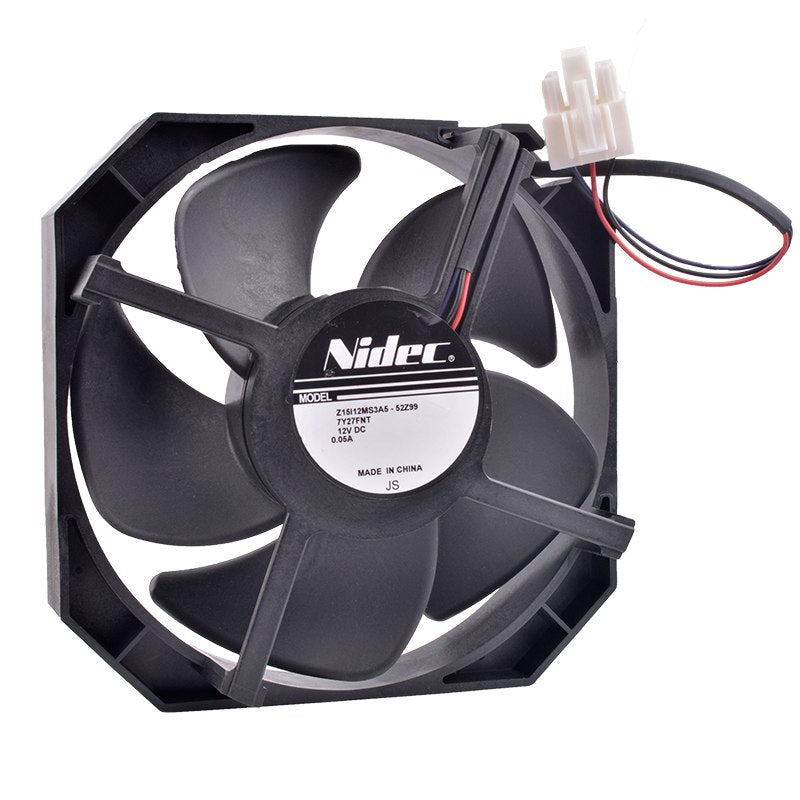 مروحة تبريد ثلاجة Nidec Z15I12MS3A5-52Z99 15 سم 12 فولت 0.05 أمبير 3 أسلاك