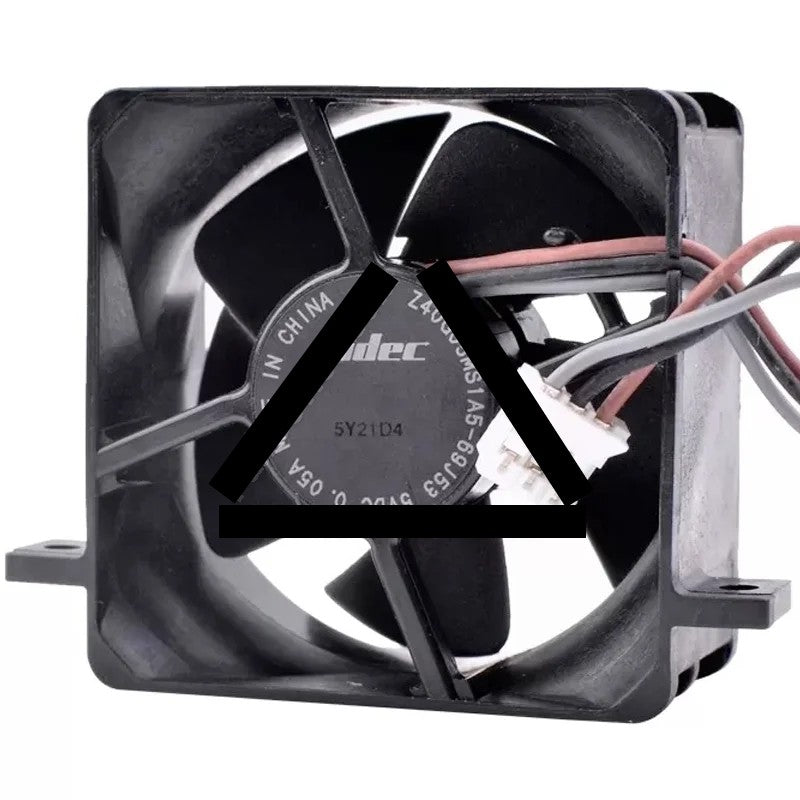 Nidec Z40G05MS1A5-69J53 DC 5V 0.50A 3 Wires Axial Cooling Fan