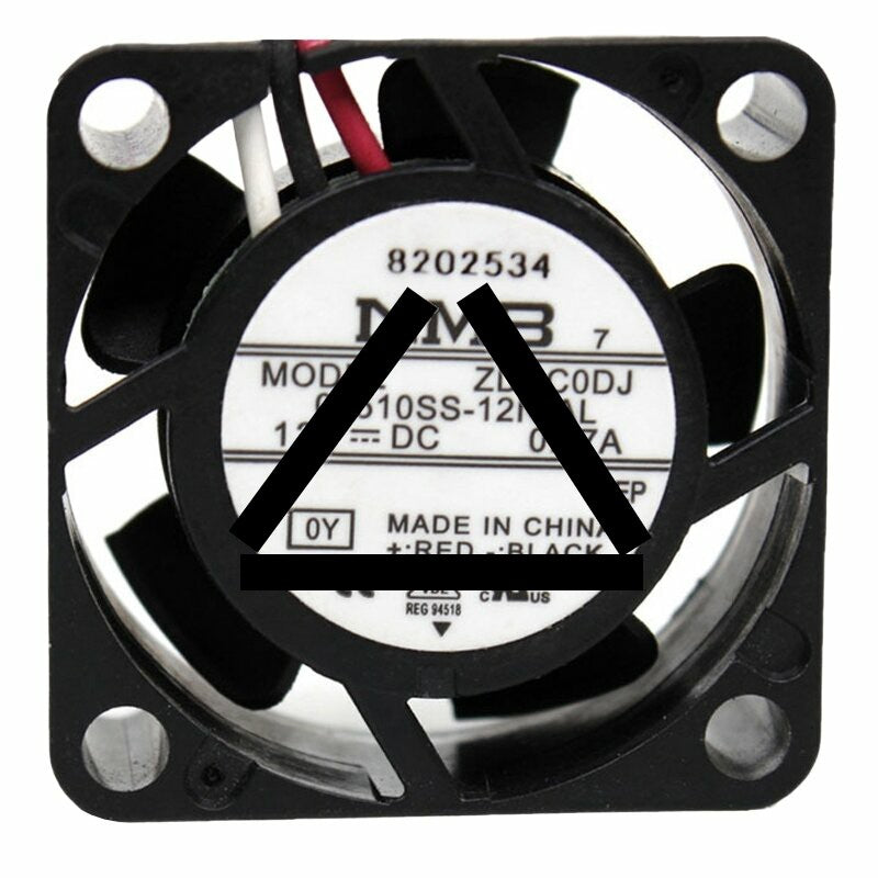 NMB 02510SS-12N-AL DC 12V 0.07A 2510 Axial Cooling Fan