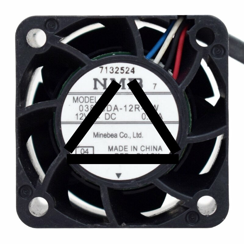 NMB 03828DA-12R-AW DC 12V 0.95A 3828 Axial Cooling Fan
