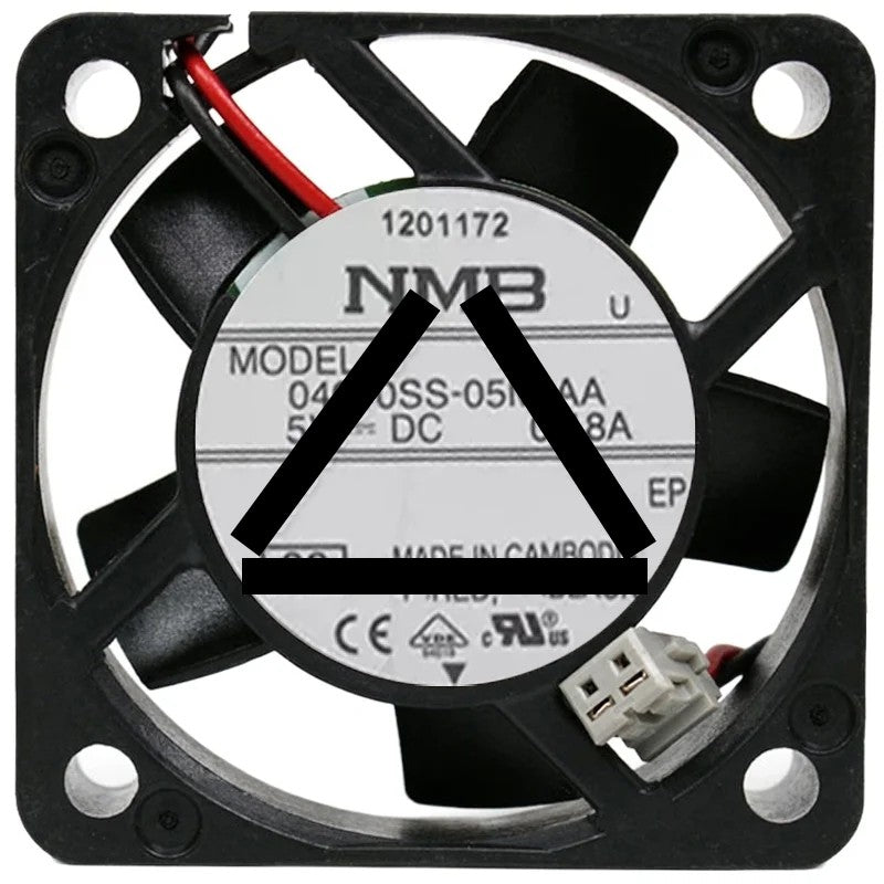NMB 04010SS-05M-AA DC 5V 0.18A 2 Wires Axial Cooling Fan