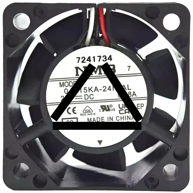 NMB 04015KA-24N-AL DC 24V 0.08A 3 Wires Axial Cooling Fan