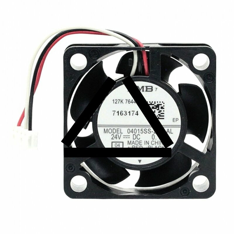 NMB 04015SS-24N-AL DC 24V 0.08A 3 Wires Axial Cooling Fan