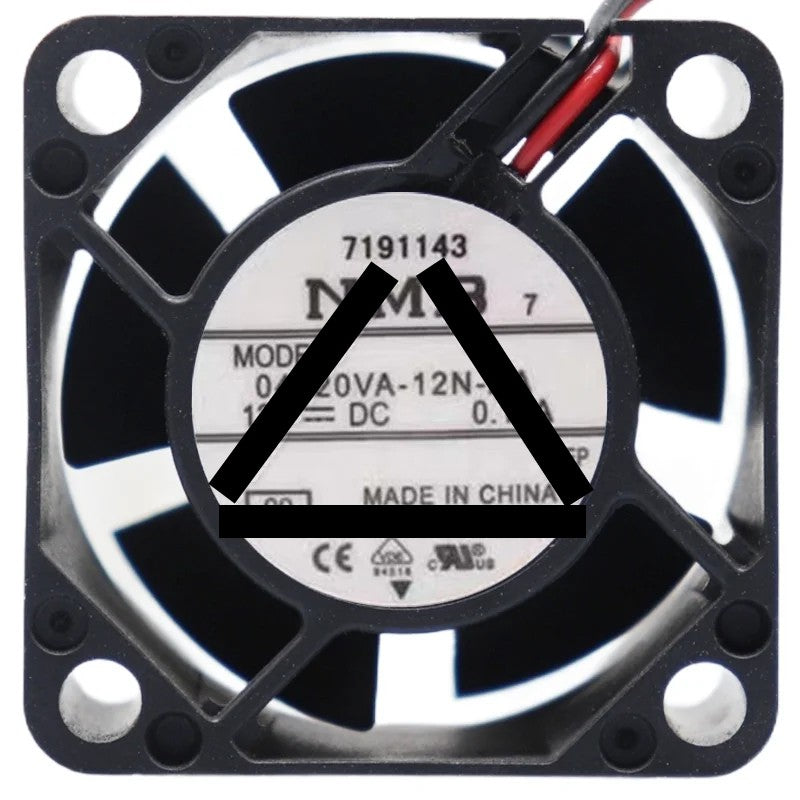 NMB 04020VA-12N-AA DC 12V 0.14A 2 Wires Axial Cooling Fan