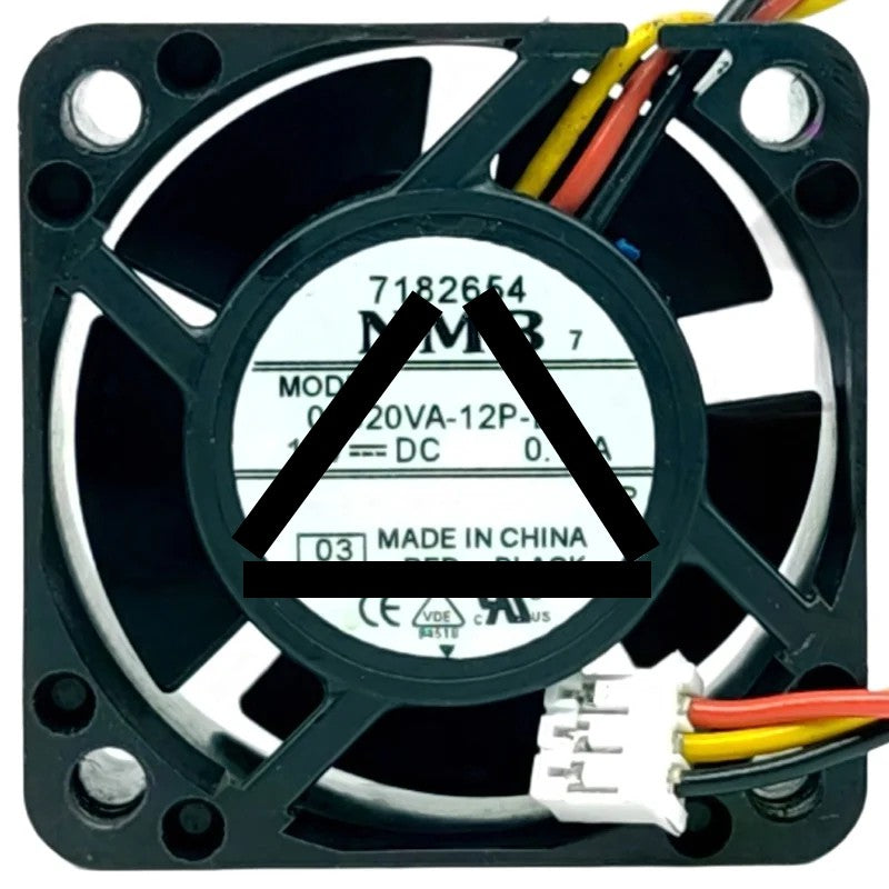 NMB 04020VA-12P-BL 12V 0.17A 2 / 3 / 4 Wires Cooling Fan
