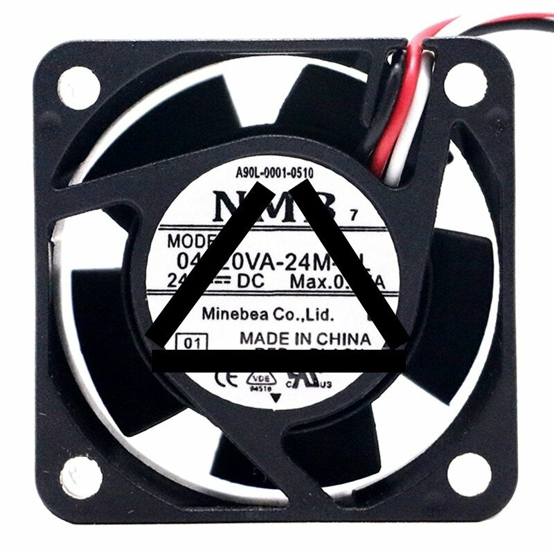 NMB 04020VA-24M-CL A90L-0001-0510 DC 24V 0.07A 3 Wires Axial Cooling Fan