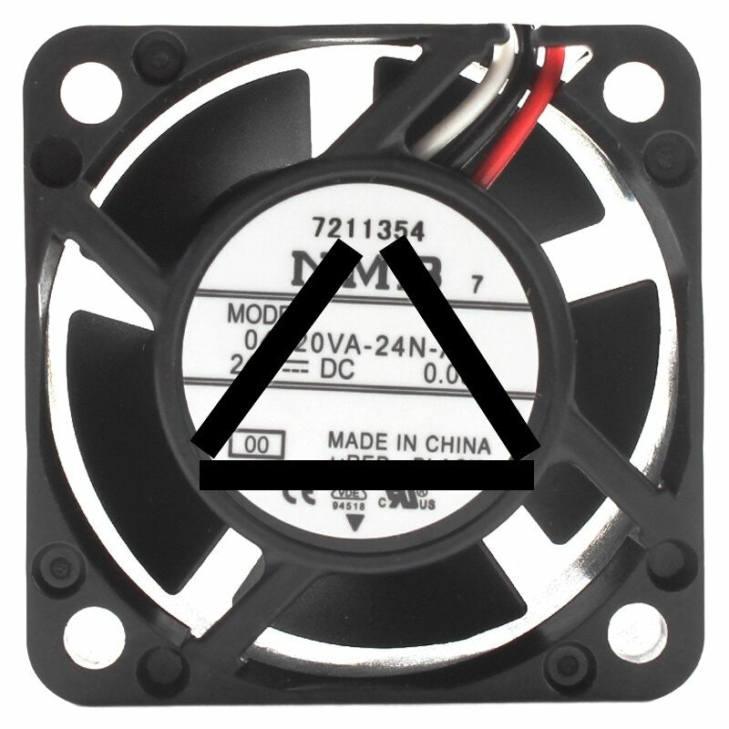 NMB 04020VA-24N-AT DC 24V 0.09A 3 Wires Axial Cooling Fan