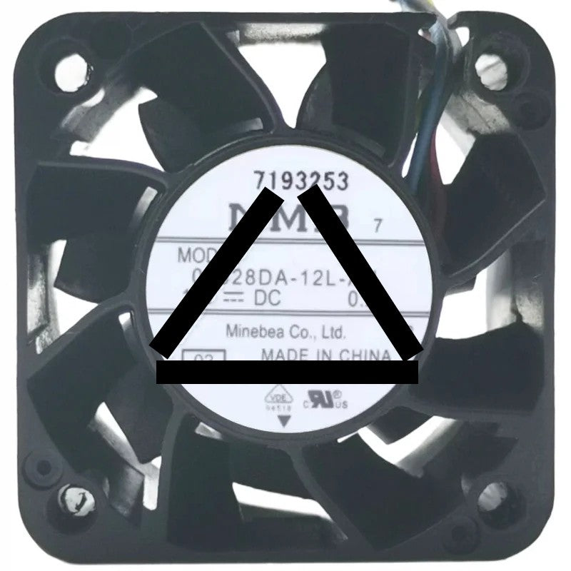 NMB 04028DA-12L-AU DC 12V 0.2A 4 Wires Axial Cooling Fan