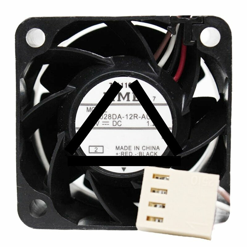 NMB 04028DA-12R-AUH DC 12V 1.2A 4028 Axial Cooling Fan