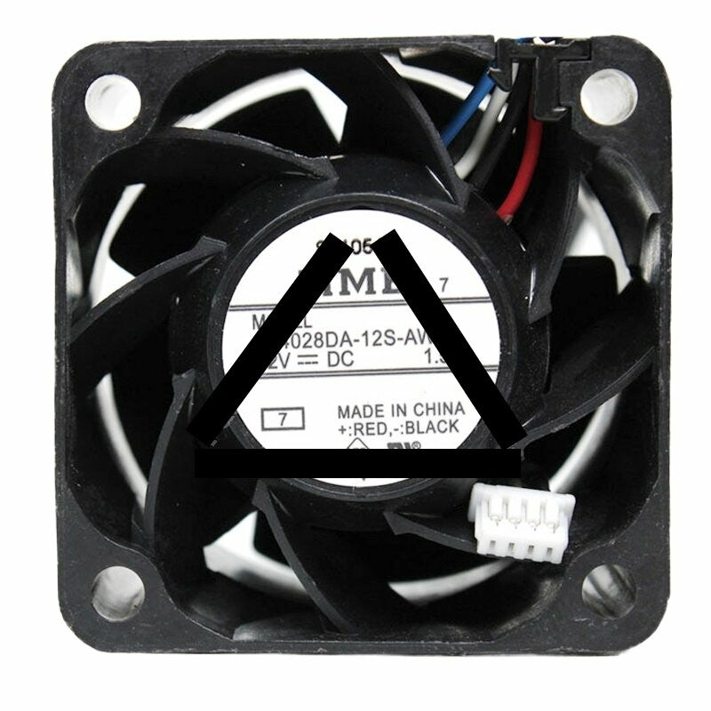 NMB 04028DA-12S-AWH DC 12V 1.5A 4028 Axial Cooling Fan
