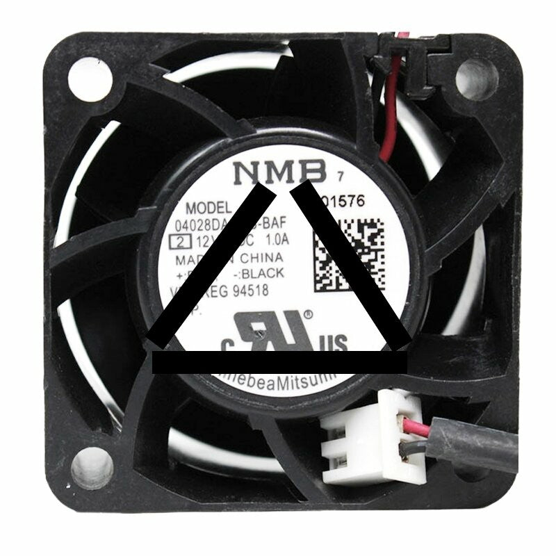 NMB 04028DA-12S-BAF DC 12V 1.0A 4028 Axial Cooling Fan