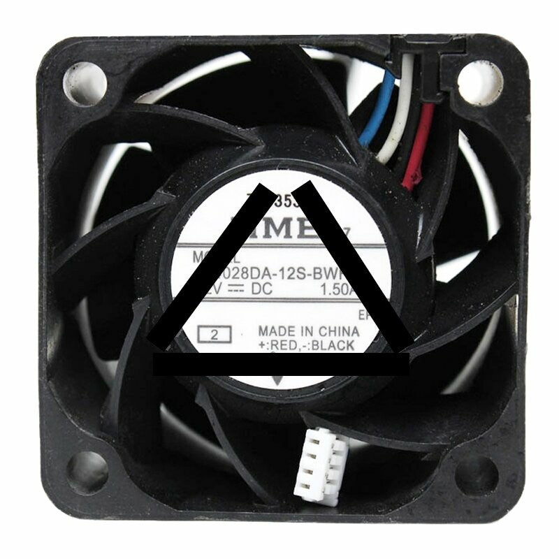 NMB 04028DA-12S-BWH DC 12V 1.50A 4028 Axial Cooling Fan
