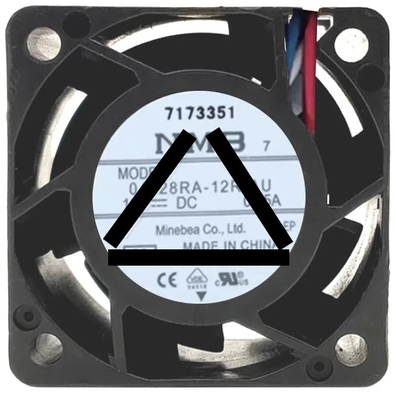 NMB 04028RA-12R-AU DC 12V 0.75A 4 Wires Axial Cooling Fan