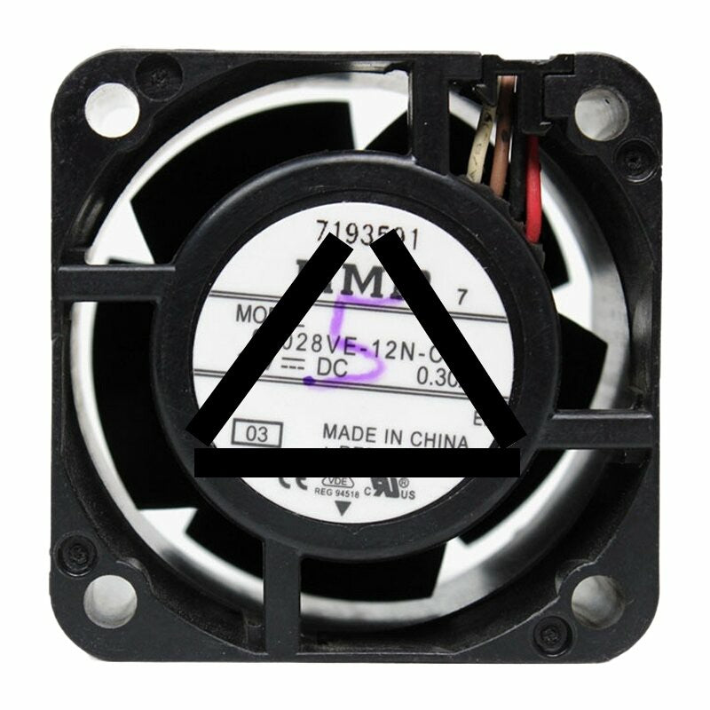 NMB 04028VE-12N-CU DC 12V 0.30A 4028 Axial Cooling Fan