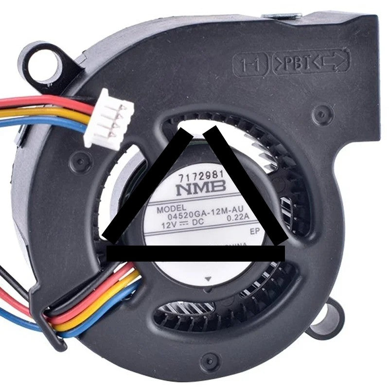 NMB 04520GA-12M-AU DC 12V 0.22A 4 Wires Blower Cooling Fan