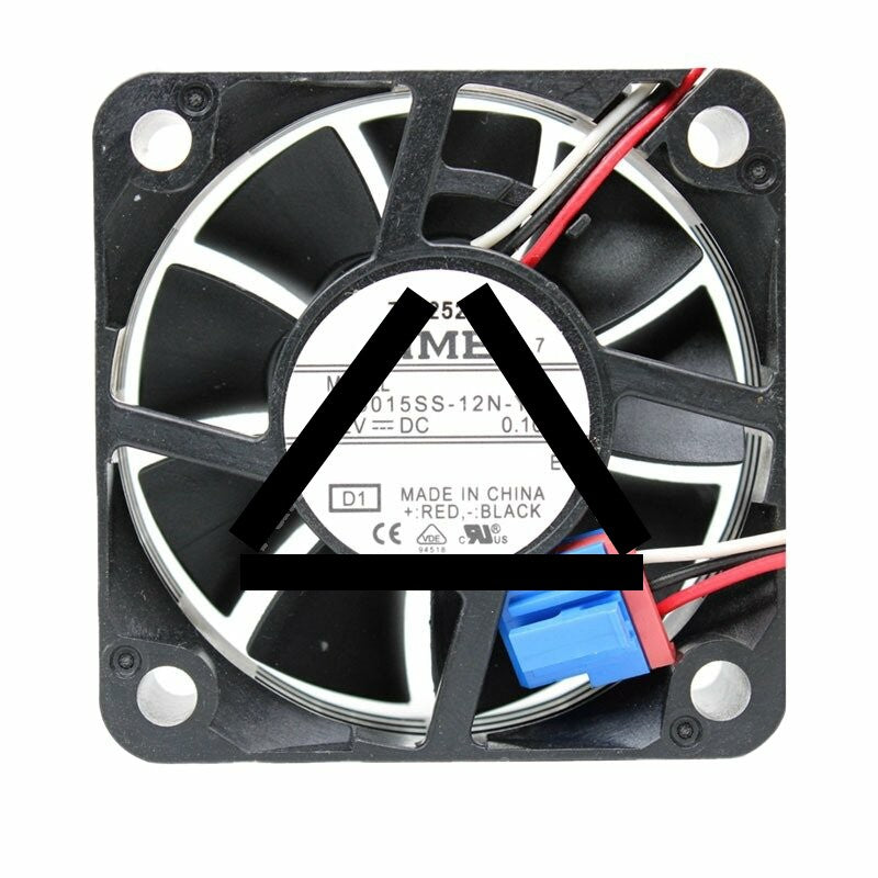NMB 05015SS-12N-YL DC 12V 0.10A 5015 Axial Cooling Fan