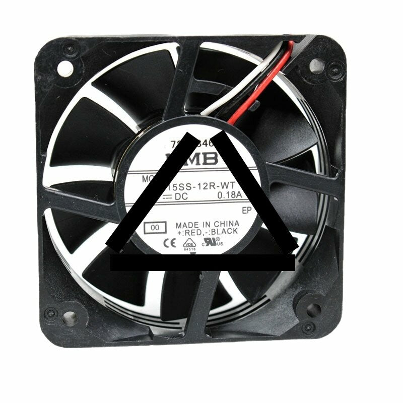 NMB 05015SS-12R-WT DC 12V 0.18A 5015 Axial Cooling Fan