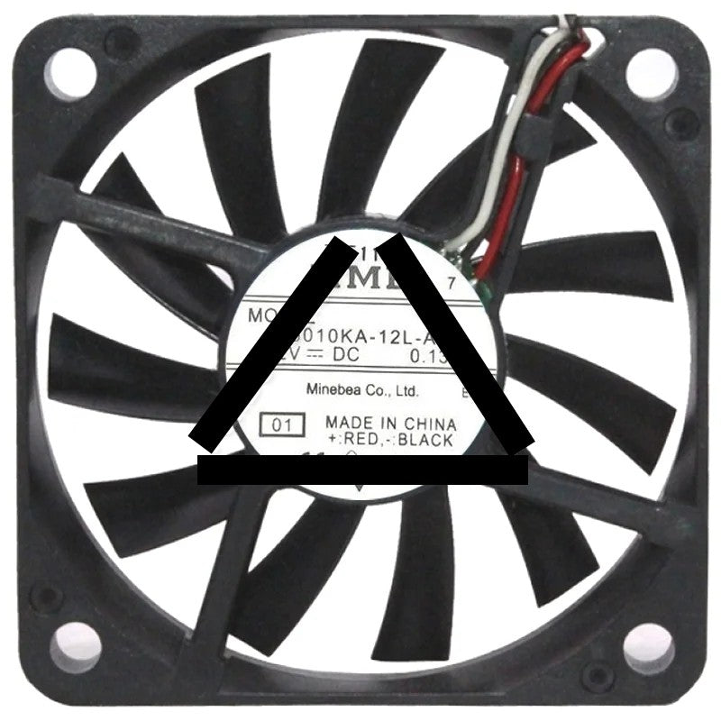 NMB 06010KA-12L-AT DC 12V 0.13A 3 Wires Axial Cooling Fan