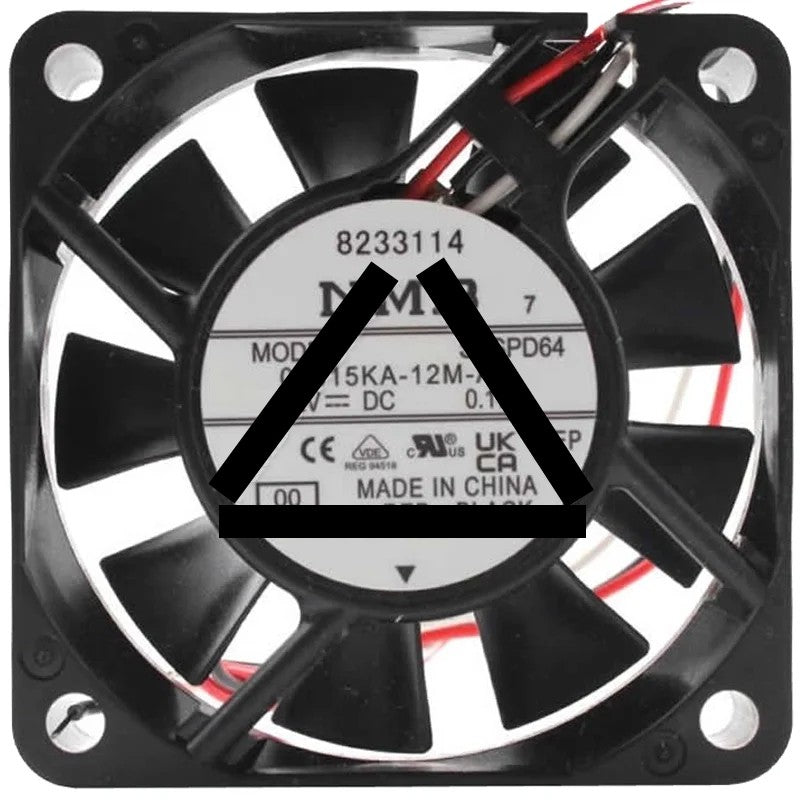 NMB 06015KA-12M-AL DC 12V 0.17A 3 Wires Axial Cooling Fan
