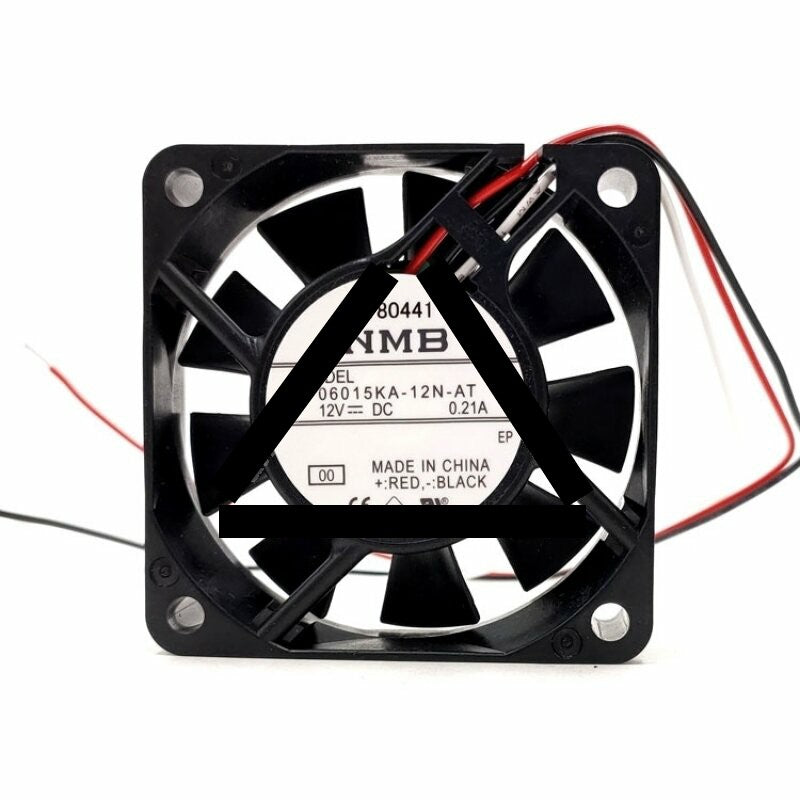 NMB 06015KA-12N-AT DC 12V 0.21A 3 Wires Axial Cooling Fan