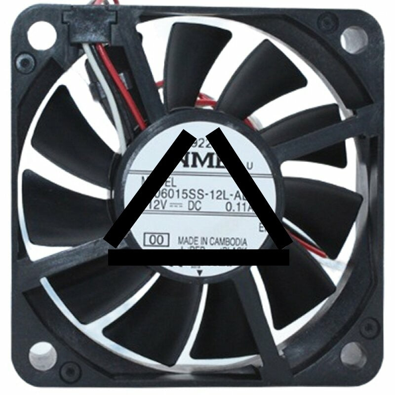 NMB 06015SS-12L-AL DC 12V 0.11A 3 Wires Axial Cooling Fan