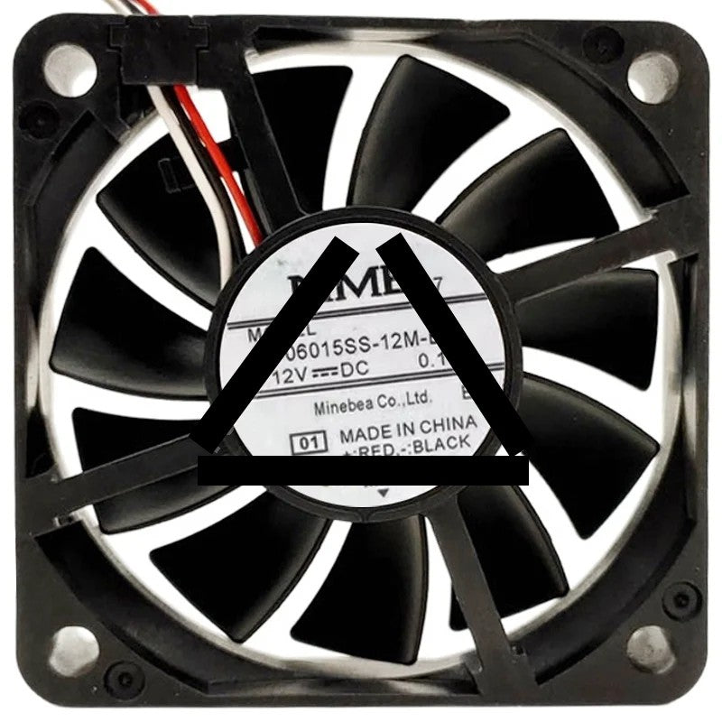 NMB 06015SS-12M-BL 12V 0.14A 3 Wires Axial Cooling Fan