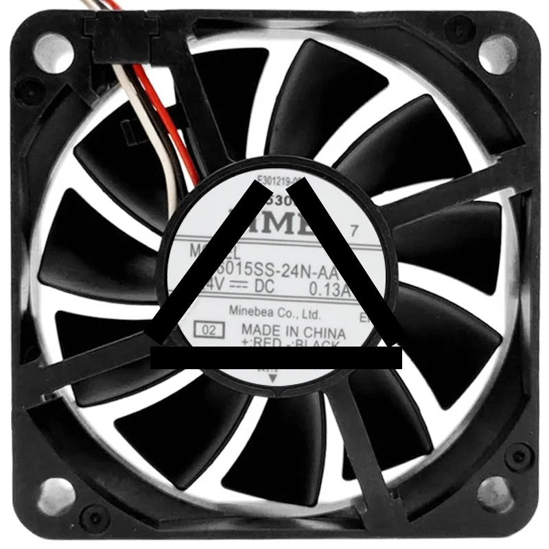NMB 06015SS-24N-AA DC 24V 0.13A 2 / 3 Wires Axial Cooling Fan