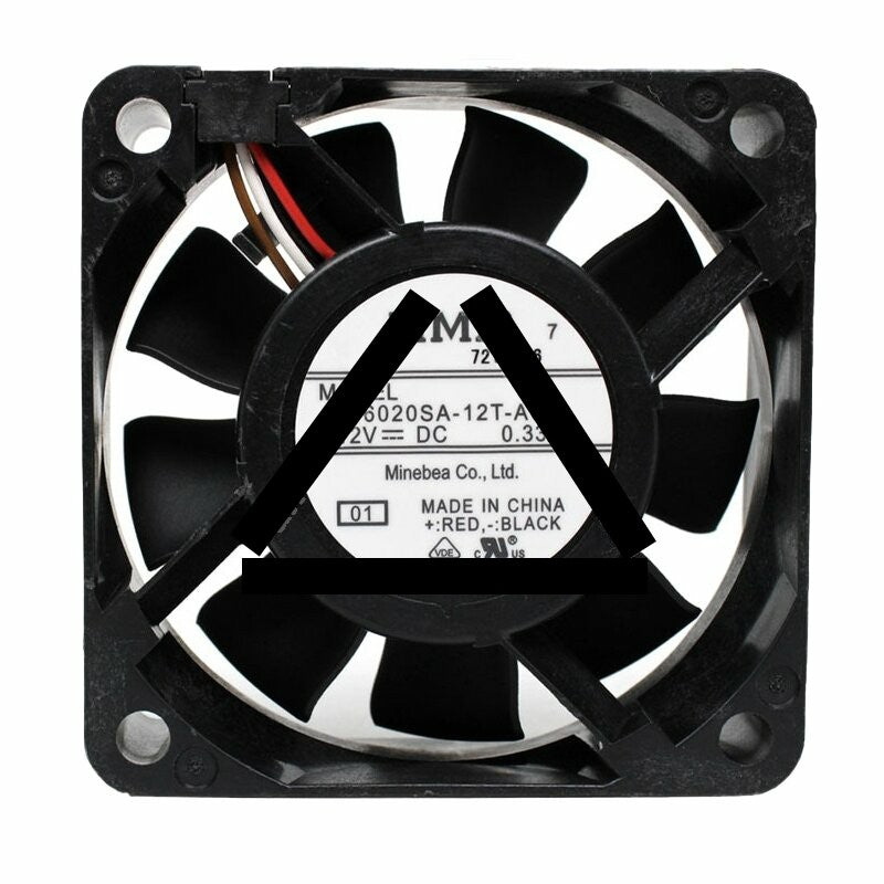 NMB 06020SA-12T-AU DC 12V 0.33A 6020 Axial Cooling Fan