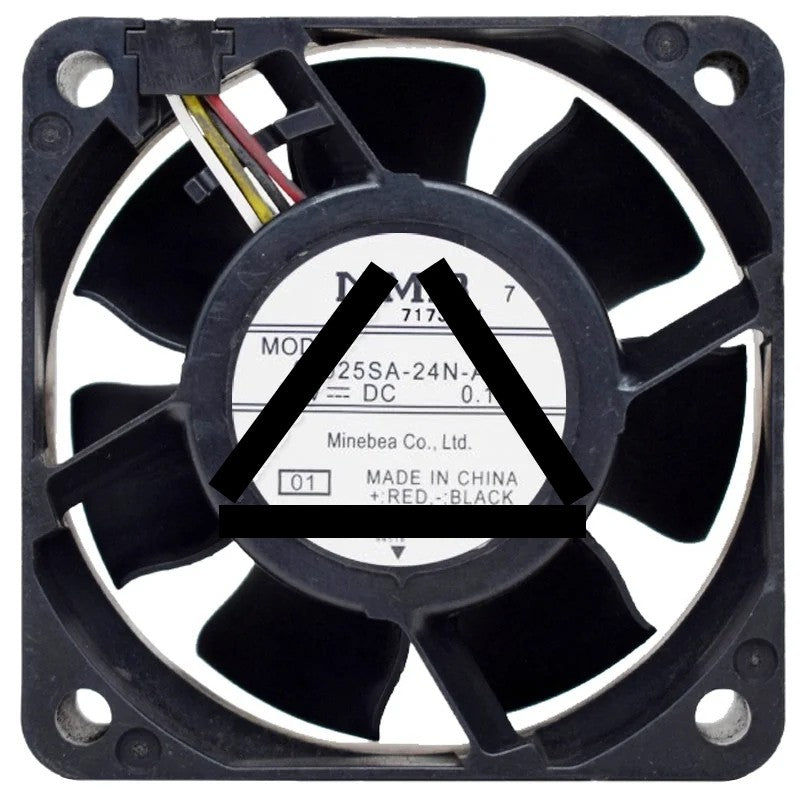 NMB 06025SA-24N-AM DC 24V 0.11A 4 Wires PWM Axial Cooling Fan
