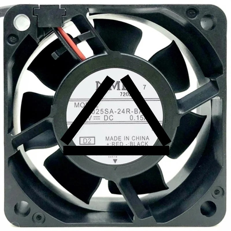 NMB 06025SA-24R-BA DC 24V 0.15A 2 Wires Axial Cooling Fan