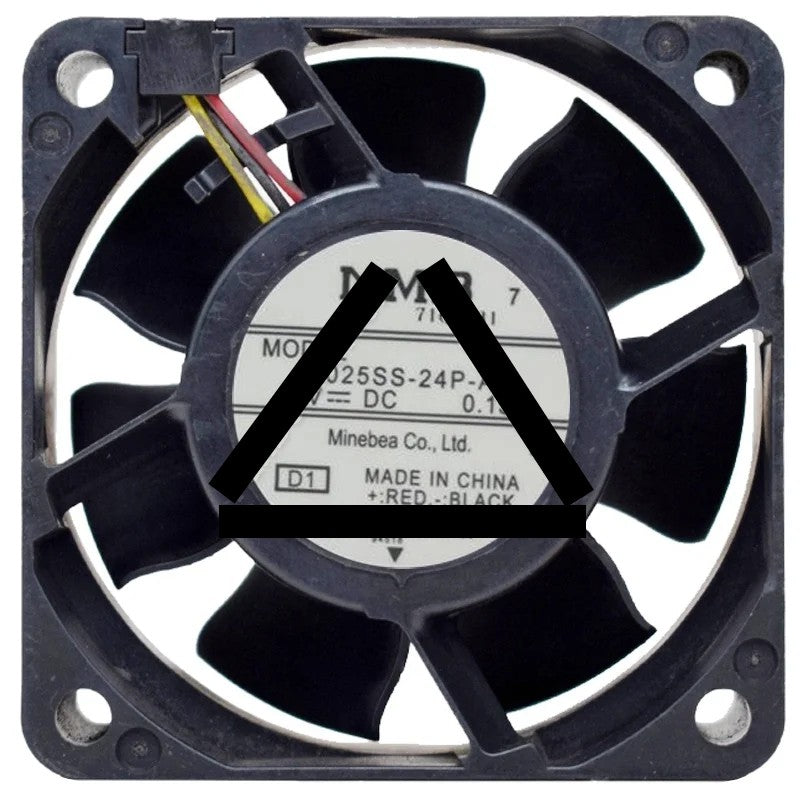 NMB 06025SS-24P-AL DC 24V 0.15A 3 Wires Axial Cooling Fan
