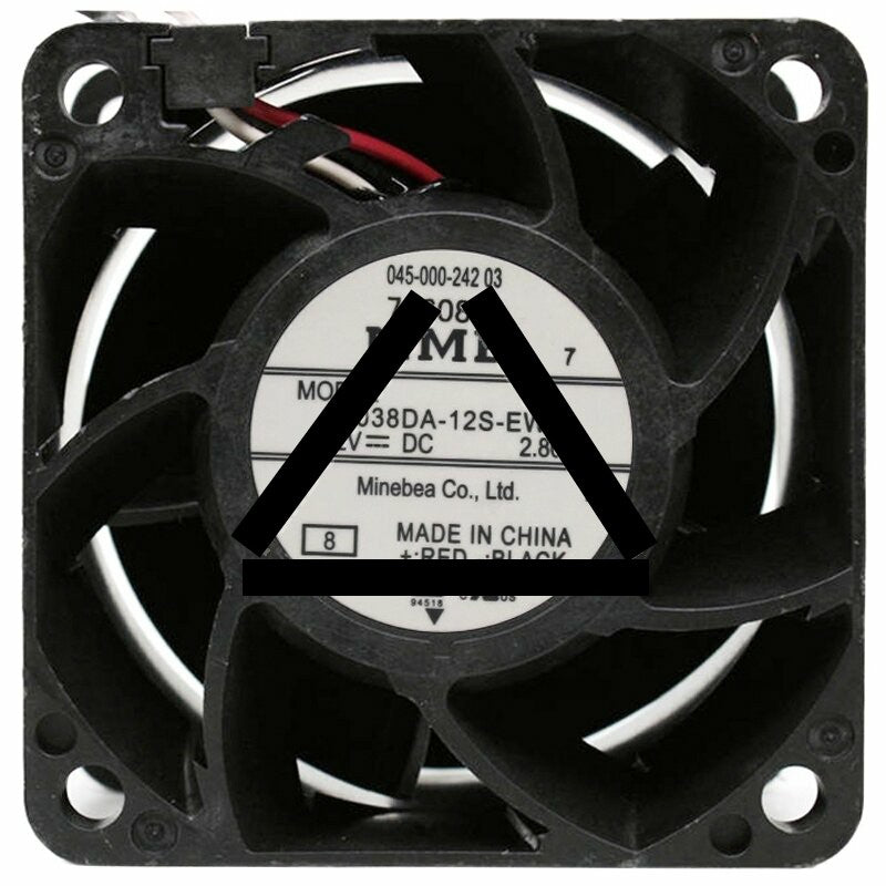 NMB 06038DA-12S-EWF 12V 2.80A 2 / 3 / 4 Wires Axial Fan