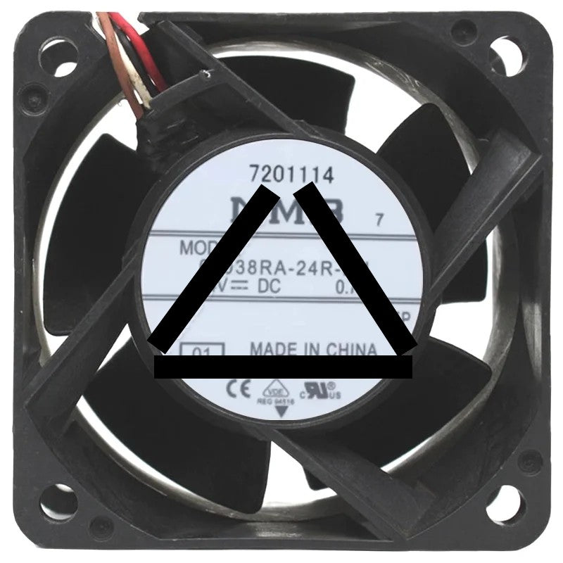 NMB 06038RA-24R-EU DC 24V 0.72A 4 Wires Axial Cooling Fan